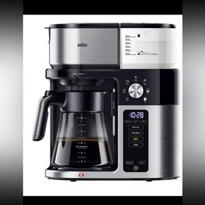 Braun MultiServe Plus Coffee Maker - Black and Silver